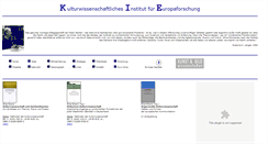 Desktop Screenshot of europaforschung.org